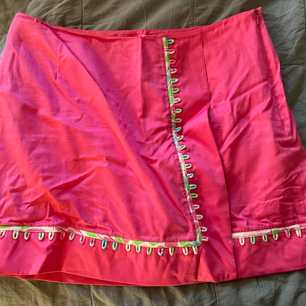 Lilly Pulitzer Pink Skort Shorts Skirt Size 8